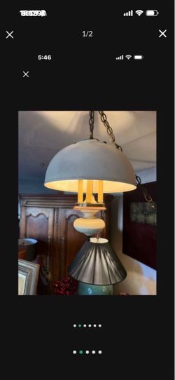 Vintage hanging light