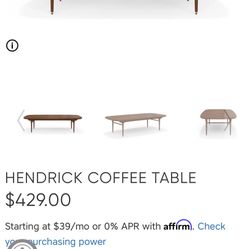 Scandinavian Coffee Table
