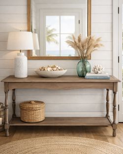 Antique Rustic Console Table