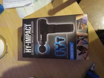 Hy - Impact Hand Held Massager ( Never Used In Box With Manuals )