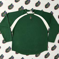 Mens Vintage VTG Y2K 90s Boston Red Sox Celtics Colorway Pullover Warm Up Jersey Sweater Size Large - XL