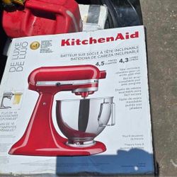 kitchenaid batter mixer red