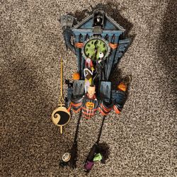 The Bradford Exchange Disney Tim Burton`s The Nightmare Before Christmas Cuckoo Clock *nonworking*