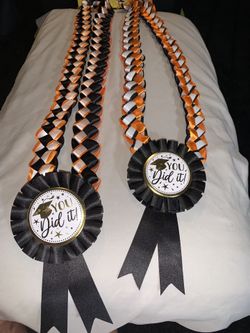 Custom Made Graduation Leis. Pick Your Own Colors .same Day Pick Up