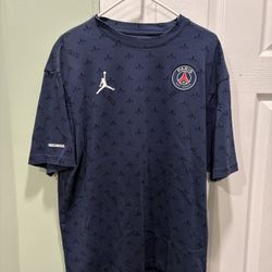 Jordan Paris Saint-Germain Statement T-Shirt DB6508-410 Men Size Large RARE