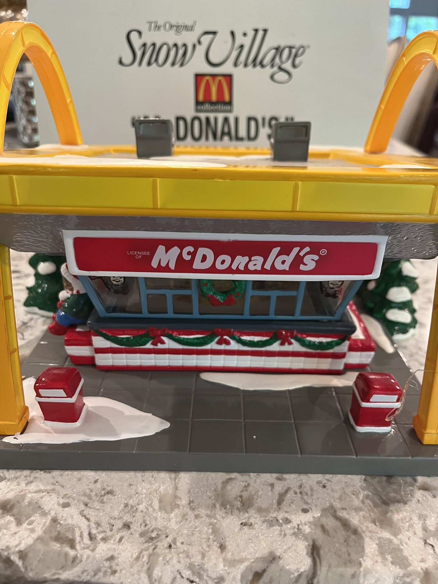Snow Village Dept 56 McDonald’s