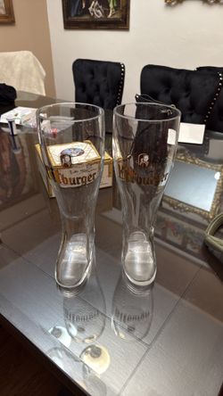 Glass Beer Boot 2 Pack