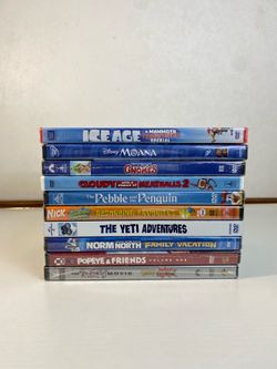 Kids Family DVD Movie Lot of 10