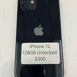 iPhone 12 Unlocked 128GB Black 