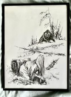 Naya-Nuki, Shoshone Girl that Ran print -Eunice Hundley