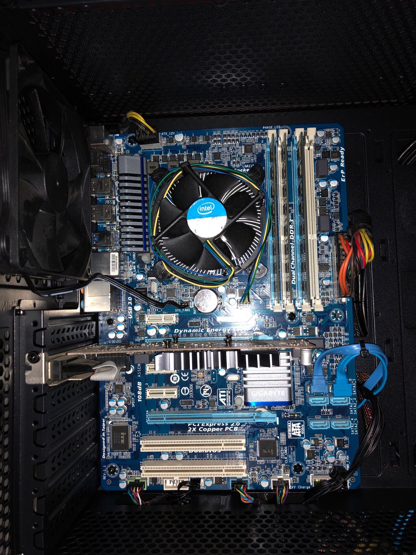 Gigabyte i7 Quad Core Desktop 12GB RAM 80GB SSD 500GB HDD WIFI for Sale