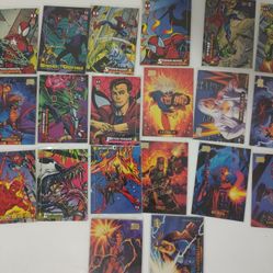 Marvel Trading Cards Spiderman X Men Fantastic 4