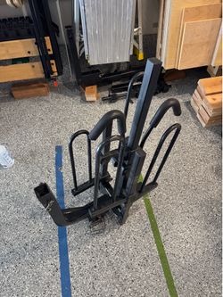 Two bike racks