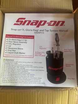 Snap-on 7L Gloria Keg and Tap System