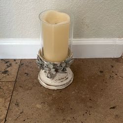Candle With Holder