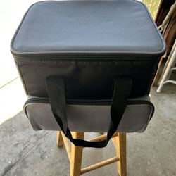 RoadPro RP5370 12-Volt Soft Sided Cooler Bag - Portable Camping 12V Electric Cooler for Camping Tailgating Traveling Plug in Cooler - Blac