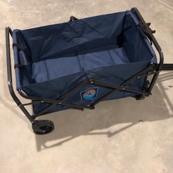 Unbranded Foldable Picnic Utility Wagon 28x16 New In Box Blue
