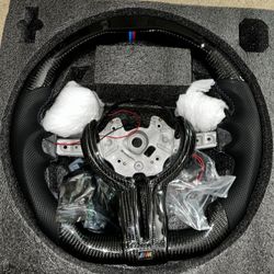 BMW F Series LED Carbon fiber Steering Wheels.