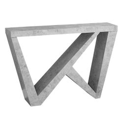 Modern Cement-Look Console Table – Monarch Specialties