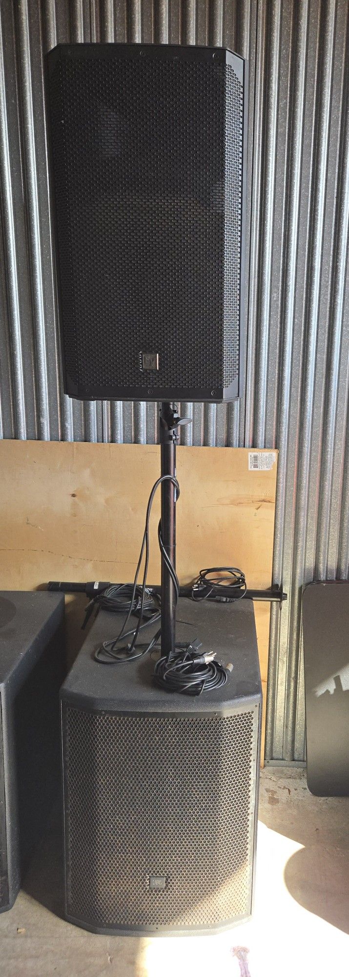 JBL PRX 800 SUBWOFER & EV ELX200  LOUD SPEAKER