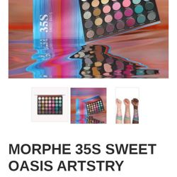 New Morphe Eye Shadow Palate Bright Colors