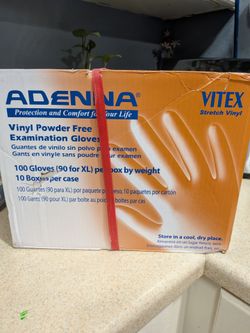 1,000 Count Vinyl Powder Free Gloves