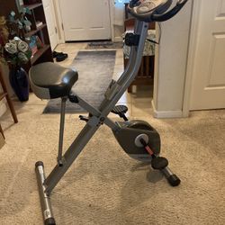 Folding Upright Exercise Bike