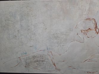 Abstract Art Canvas for Bath Or Bedroom Decore