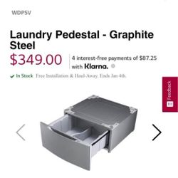 LG Washer/Dryer Pedestal 