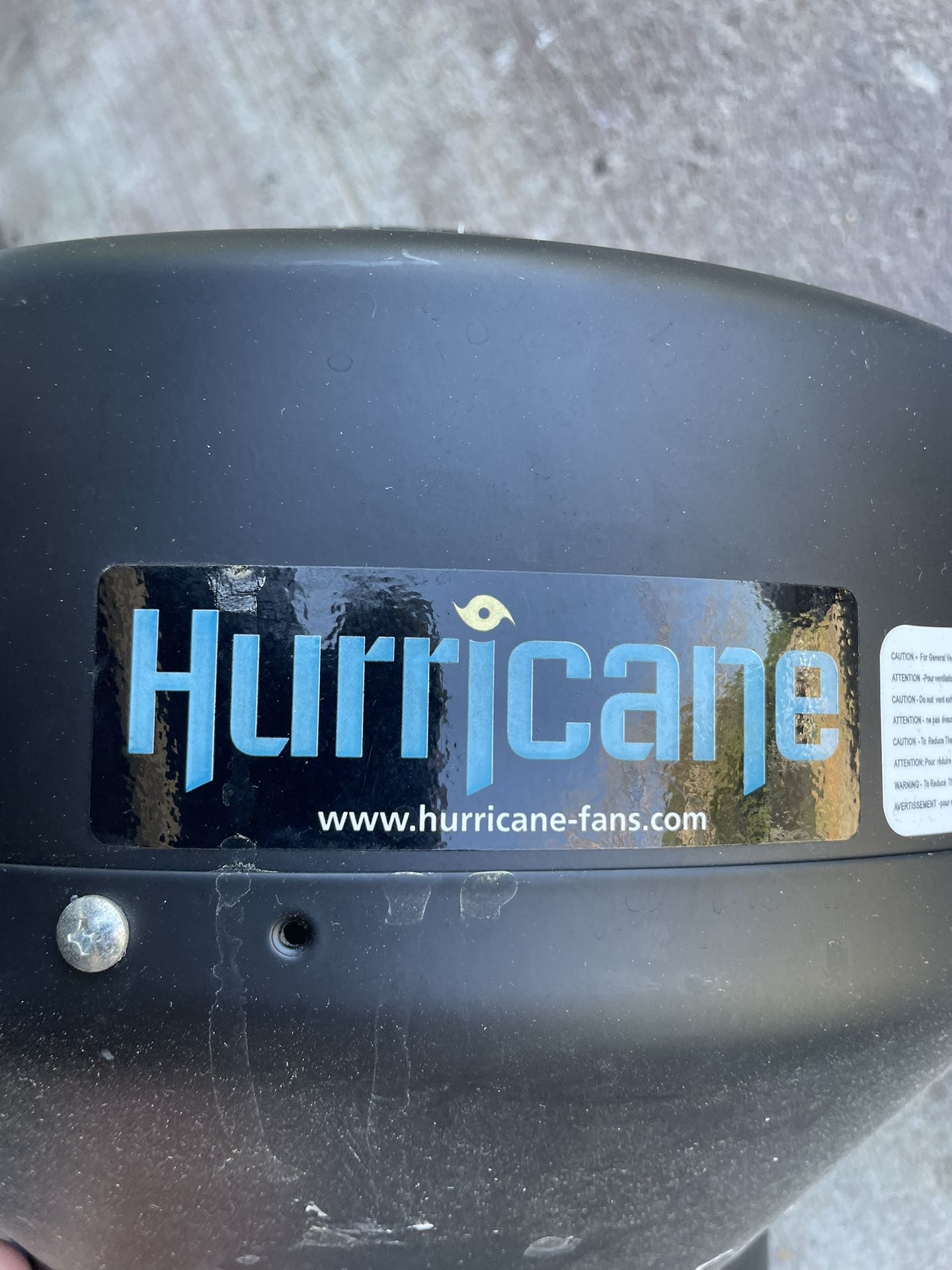 Hurricane Inline Duct Can