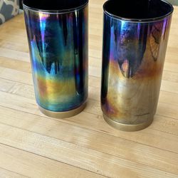 Multi colored  Vases 