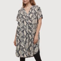 H&M Snake Print Tunic Dress