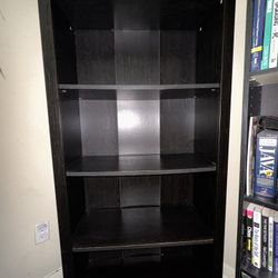 All Black Bookshelf