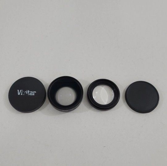 Vivitar HD4 MC AF High Definition 0.43X Wide Angle Converter with Macro Lens 52m