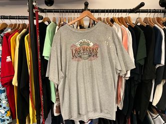 Vintage Las Vegas BikeFest 2005 Sin City Motorcycle Graphic T-Shirt Size 2XL