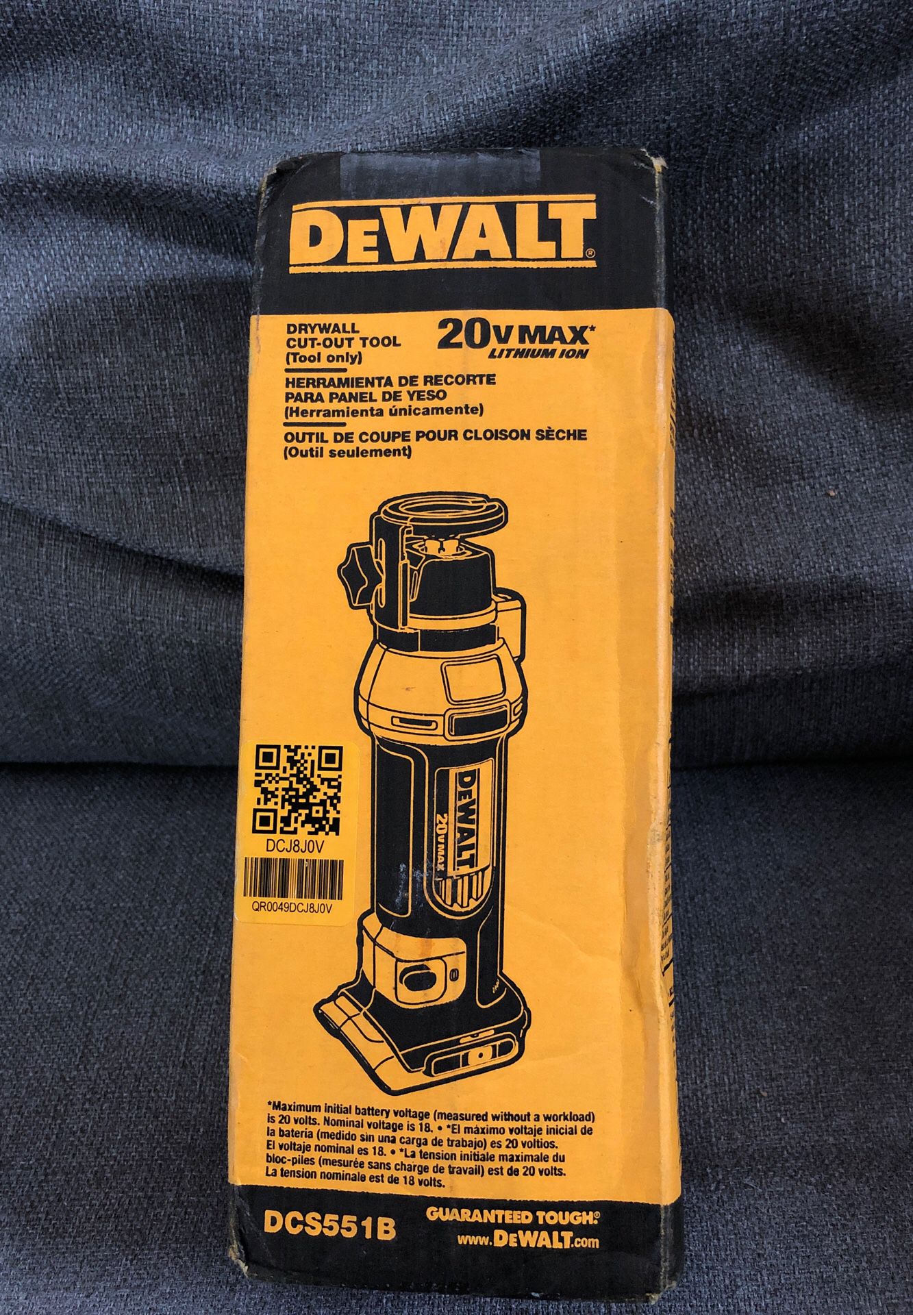 Dewalt 20v drywall cut out tool New