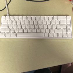 White mechanical keyboard