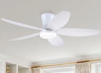 NIB White Ceiling Fan with Light