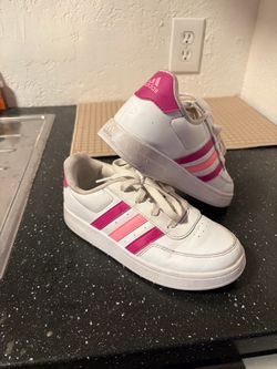 Adidas Kids Low-Top Sneakers White Pink