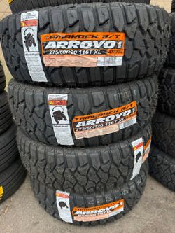 275 60 20 Arroyo Tires Con 50,000 millas de Garantía