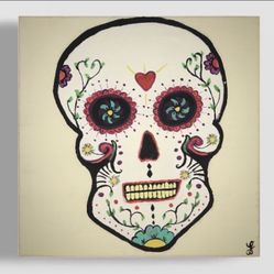 10x10 Sugar Skull