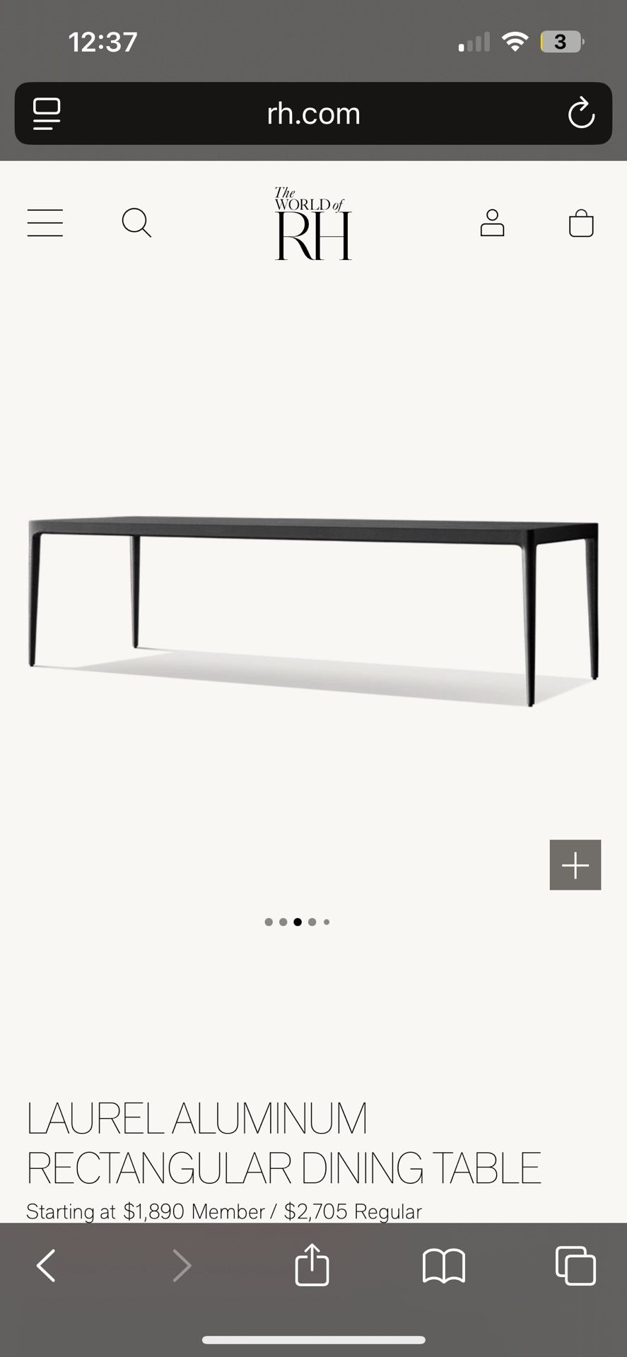 Restoration Hardware Table