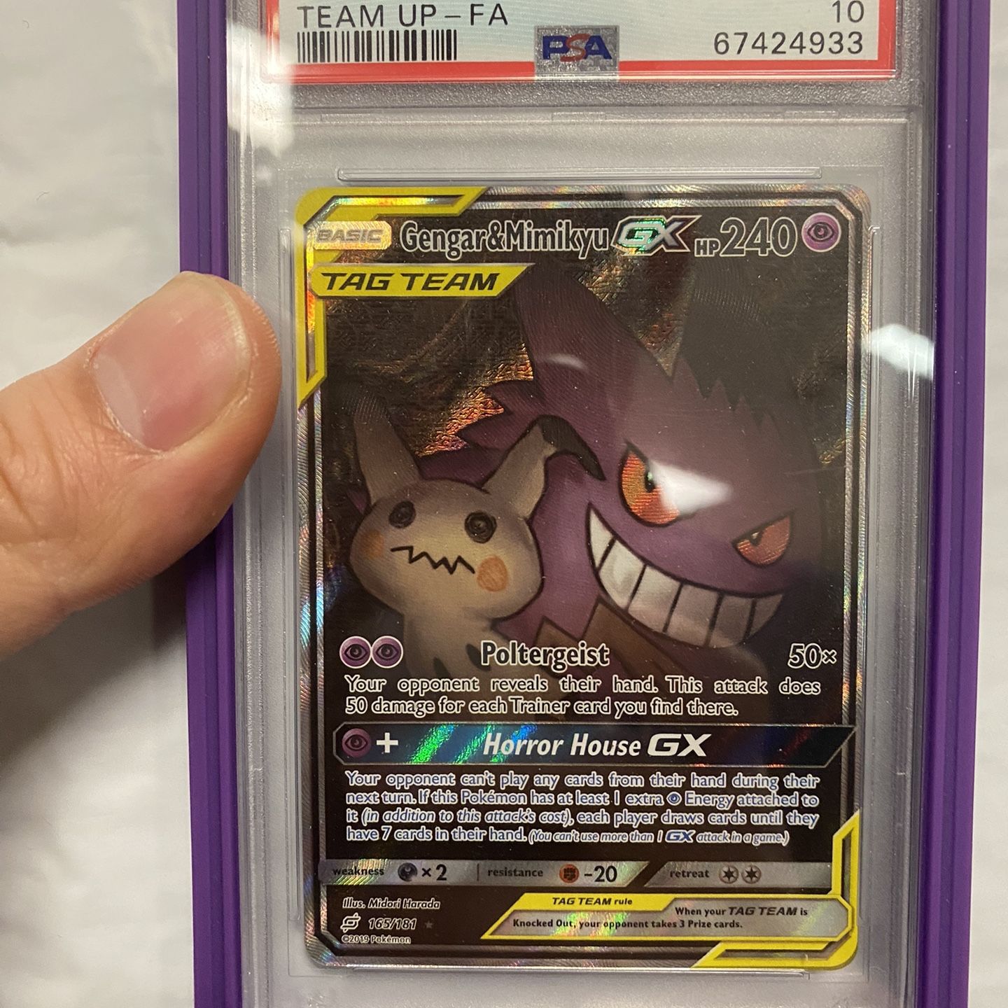 tag 10 pokemon cards PSA Eevee & Snorlax #066 Bolt SM9 Japanese card GorillaTCG style setup or your main portfolio Charizard EX 2023 Pokemon Ruler