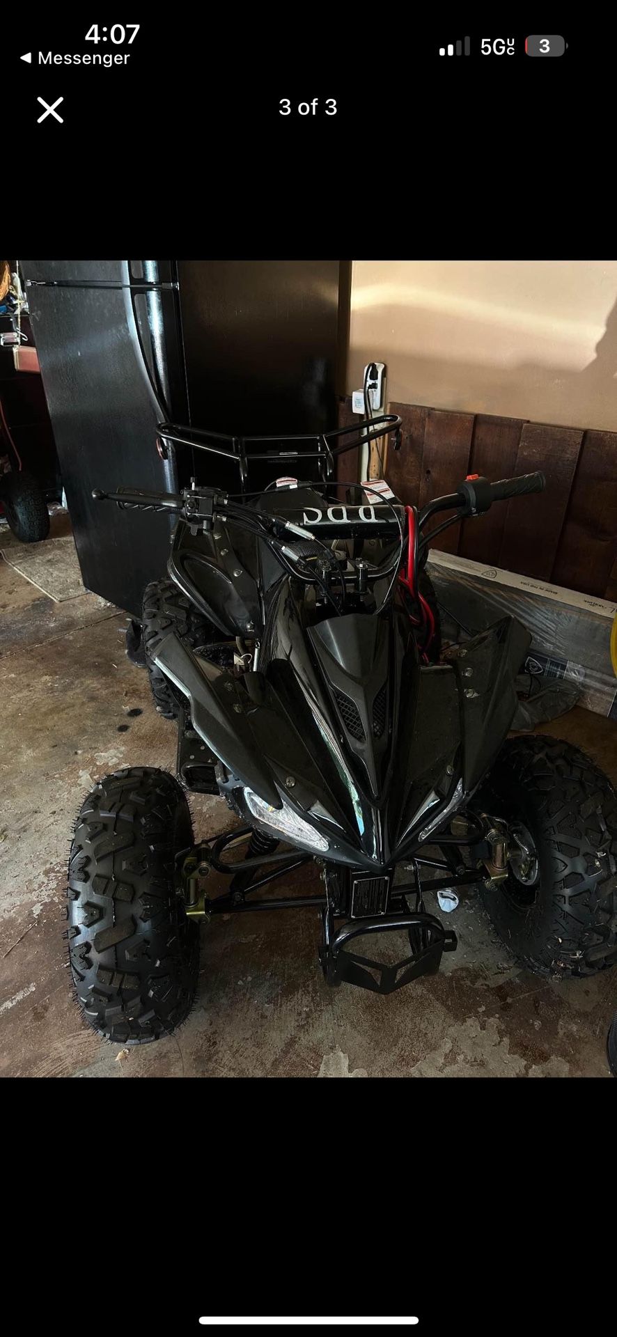 125cc Four Wheeler Needs New Battery