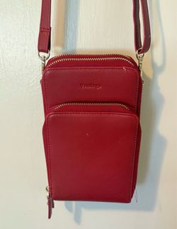 Vemingo Red Crossbody Phone Bag