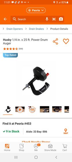 Husky Power Drum Auger 