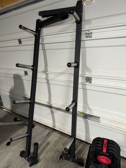 Weight Storage Attachment for Squat Rack