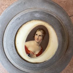 Antique Victorian Lady Vintage Music Box