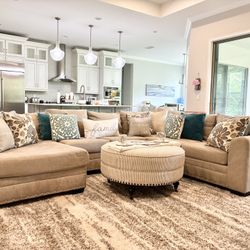  Gorgeous Grey  Large Sectional Sofa 