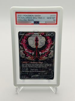 Galarian Moltres V #177 - PSA 10